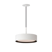 ET2 E51011-WTBK Echo 13" LED Pendant | White / Black