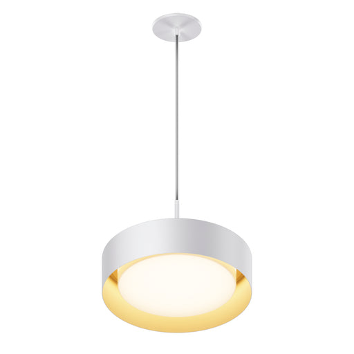 ET2 E51011-WTGLD Echo 13" LED Pendant | White/Gold
