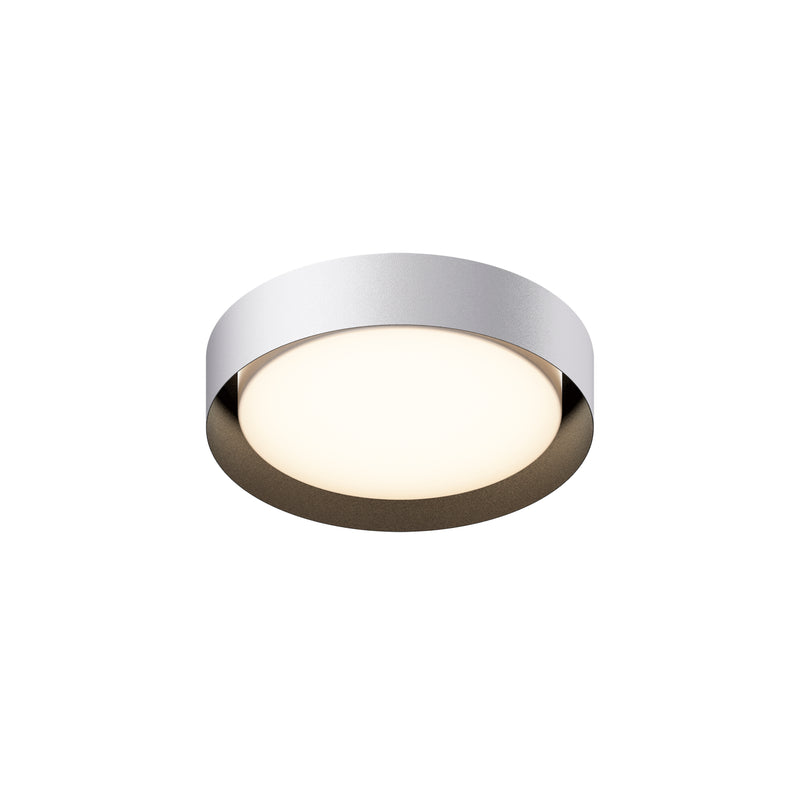 ET2 E51012-WTBK Echo 16" LED Flush Mount | White / Black