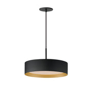 ET2 E51013-BKGLD Echo 16" LED Pendant | Black / Gold