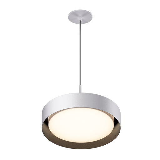 ET2 E51013-WTBK Echo 16" LED Pendant | White / Black