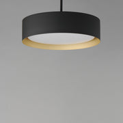 ET2 E51013-BKGLD Echo 16" LED Pendant | Black / Gold