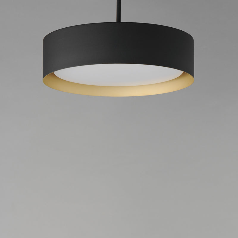 ET2 E51013-BKGLD Echo 16" LED Pendant | Black / Gold
