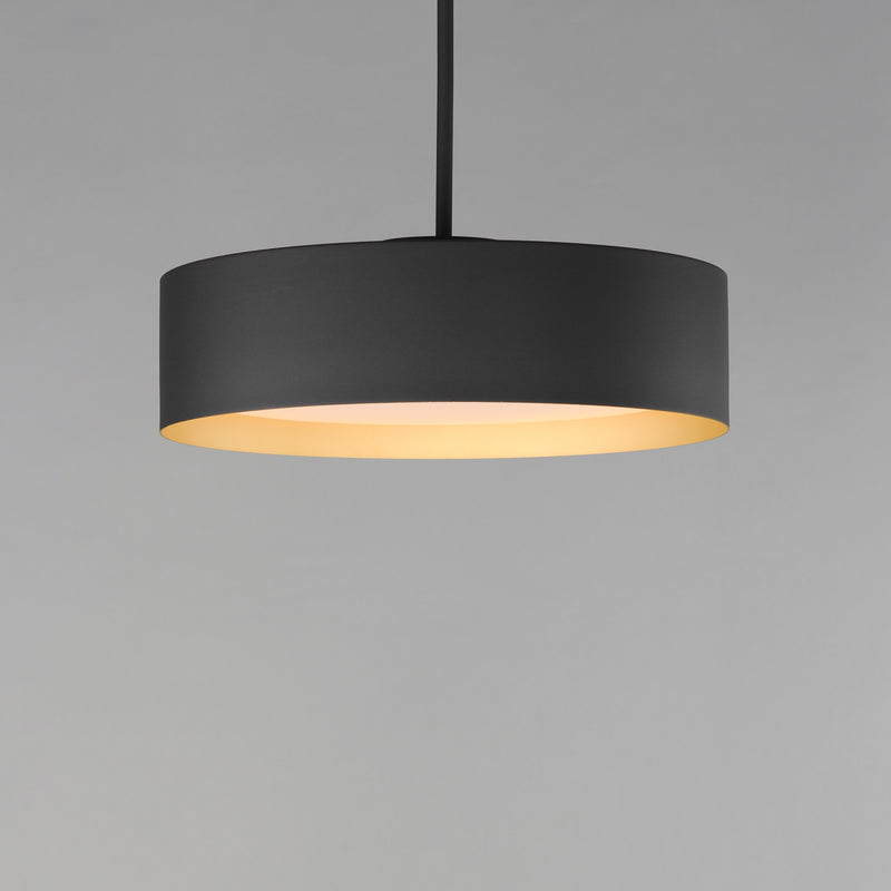 ET2 E51013-BKGLD Echo 16" LED Pendant | Black / Gold
