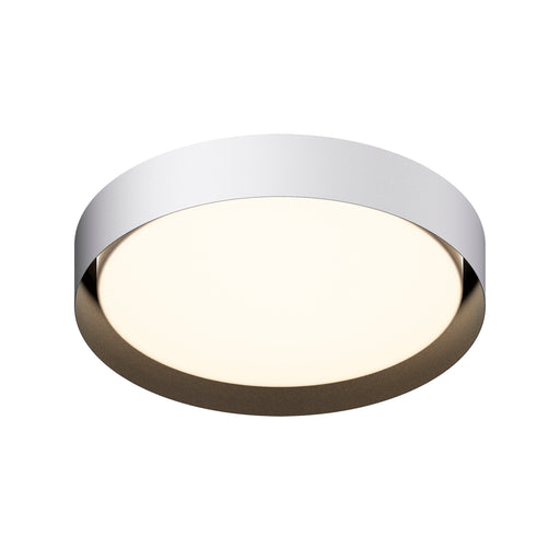 ET2 E51014-WTBK Echo 24" LED Flush Mount | White / Black
