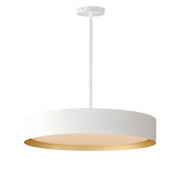 ET2 E51015-WTGLD Echo 24" LED Pendant | White/Gold