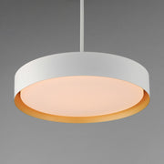 ET2 E51015-WTGLD Echo 24" LED Pendant | White/Gold