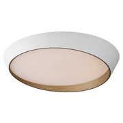 ET2 E51034-WTGLD Slant 31.5" LED Flush Mount | White/Gold