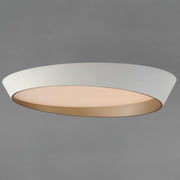 ET2 E51034-WTGLD Slant 31.5" LED Flush Mount | White/Gold