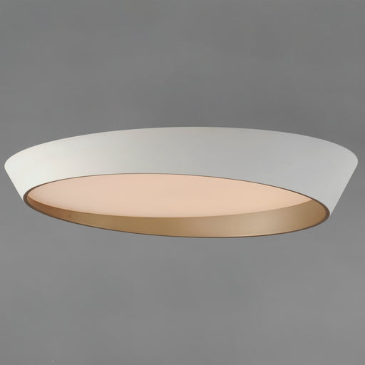 ET2 E51034-WTGLD Slant 31.5" LED Flush Mount | White/Gold
