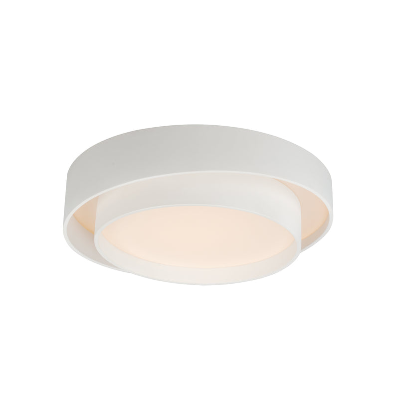 ET2 E51042-WT Ziggurat 19.75" LED Flush Mount | White