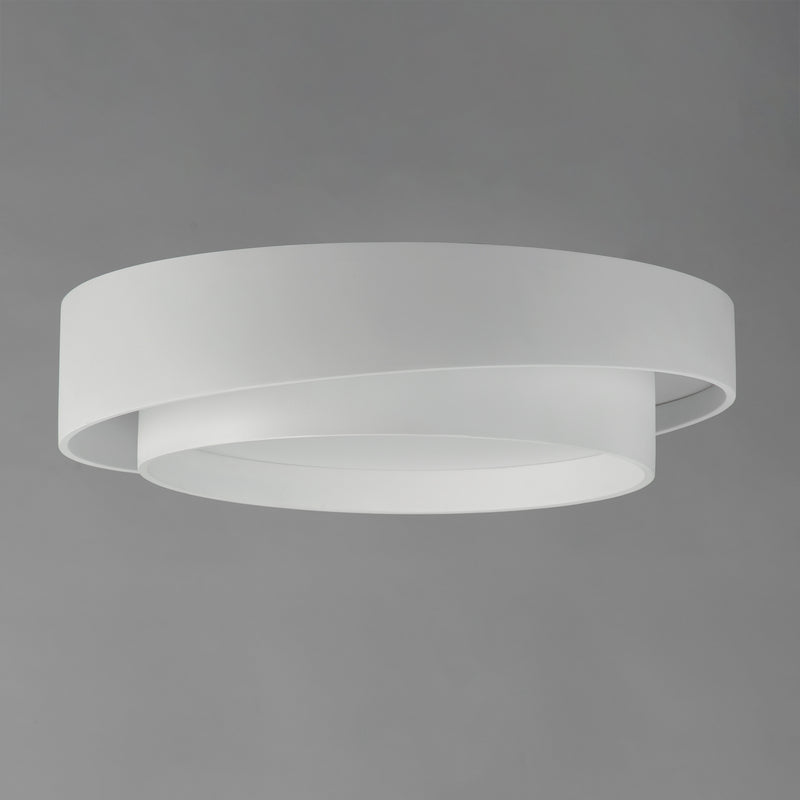 ET2 E51042-WT Ziggurat 19.75" LED Flush Mount | White