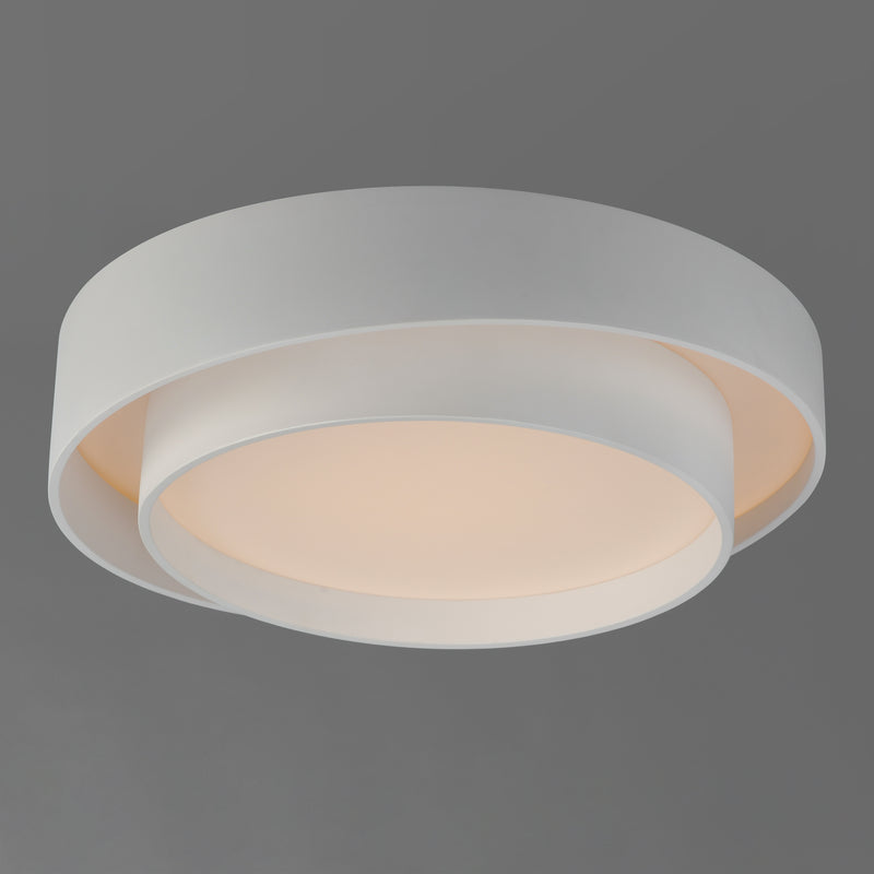 ET2 E51042-WT Ziggurat 19.75" LED Flush Mount | White