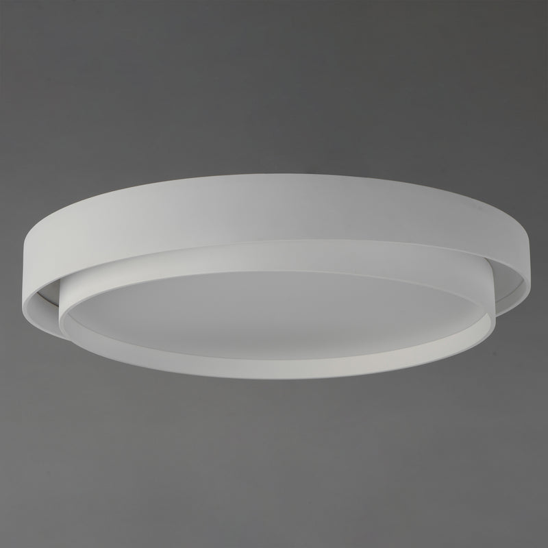ET2 E51046-WT Ziggurat 31.5" LED Flush Mount | White