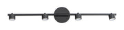 ET2 E52004-BK Taylor 4 Light Fixed Rail LED Track Light | Black