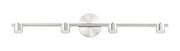 ET2 E52004-SN Taylor 4 Light Fixed Rail LED Track Light | Satin Nickel