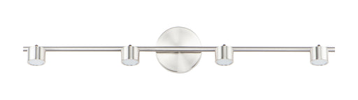 ET2 E52004-SN Taylor 4 Light Fixed Rail LED Track Light | Satin Nickel