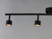 ET2 E52004-BK Taylor 4 Light Fixed Rail LED Track Light | Black