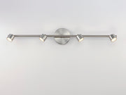 ET2 E52004-SN Taylor 4 Light Fixed Rail LED Track Light | Satin Nickel