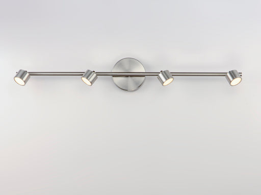 ET2 E52004-SN Taylor 4 Light Fixed Rail LED Track Light | Satin Nickel