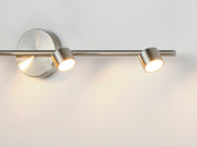 ET2 E52004-SN Taylor 4 Light Fixed Rail LED Track Light | Satin Nickel