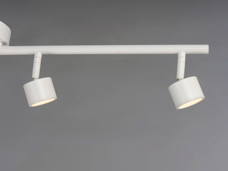 ET2 E52004-WT Taylor 4 Light Fixed Rail LED Track Light | White