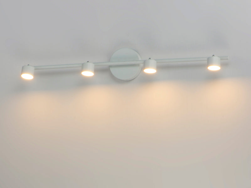 ET2 E52004-WT Taylor 4 Light Fixed Rail LED Track Light | White