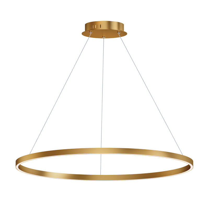 ET2 E52728-GLD Groove 40" Pendant 5CCT Select | Gold