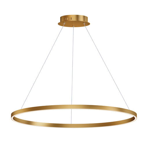 ET2 E52728-GLD Groove 40" Pendant 5CCT Select | Gold