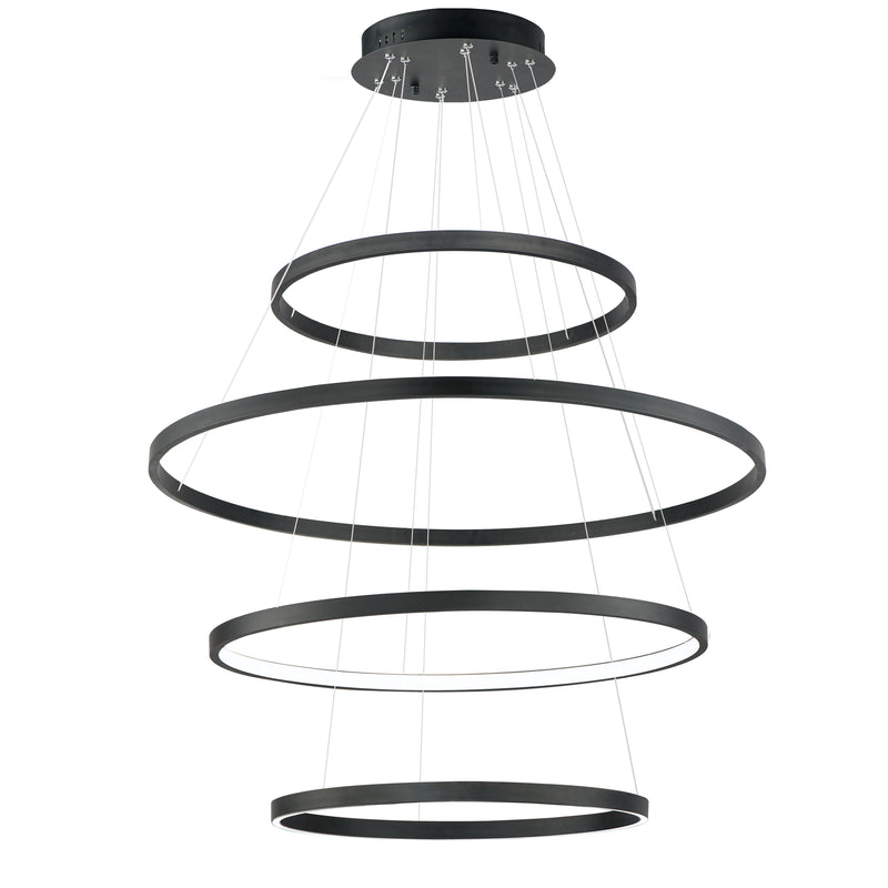 ET2 E52729-BK Groove 4 Tier Pendant 5CCT Select | Black