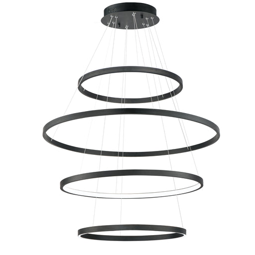 ET2 E52729-BK Groove 4 Tier Pendant 5CCT Select | Black