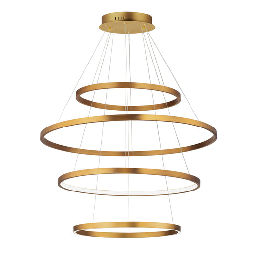 ET2 E52729-GLD Groove 4 Tier Pendant 5CCT Select | Gold