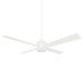 Minka Aire F796L-WHF Falco 54" Flat White LED Ceiling Fan