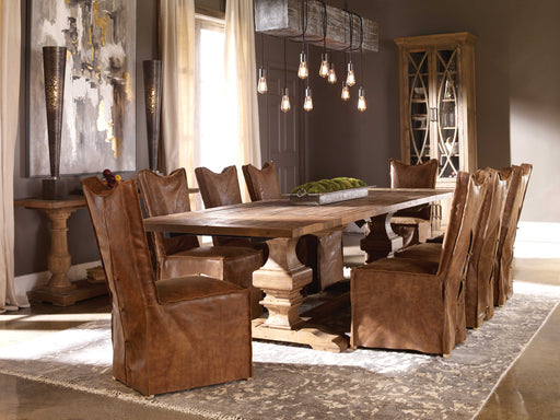 Uttermost 23447-2 Delroy Armless Chairs Cognac Set Of 2