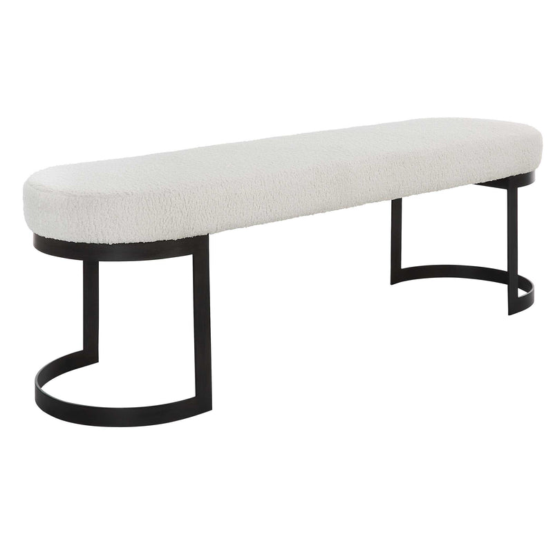 Uttermost 23817 Infinity Black Bench