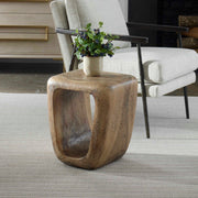 Uttermost 24901 Loophole Bleached Wash Accent Stool