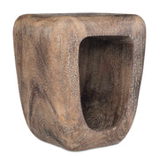 Uttermost 24901 Loophole Bleached Wash Accent Stool
