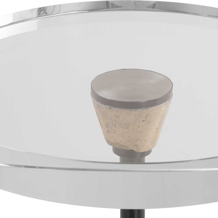 Uttermost 22999 Arthur Crystal Drink Table