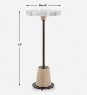 Uttermost 22999 Arthur Crystal Drink Table