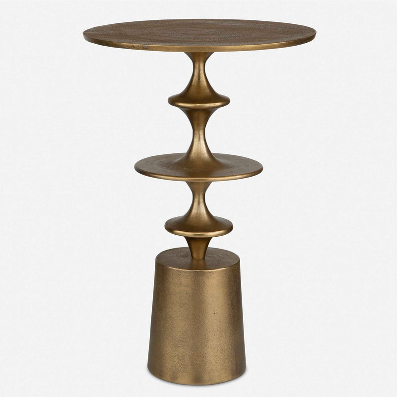 Uttermost 24412 Flight Brass Accent Table