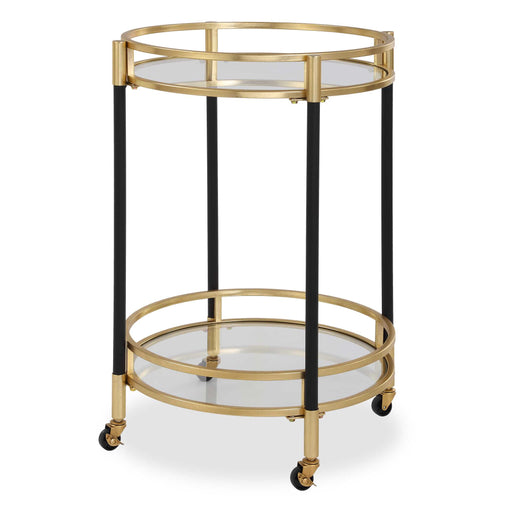 Uttermost 24198 Dolly Round Bar Cart