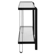 Uttermost 24233 Shadow Black Iron Console Table