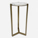 Uttermost 24254 Pietra Carrara Marble Drink Table