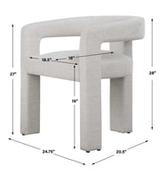 Uttermost 23846 Perspective Fabric Dining Chair
