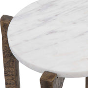 Uttermost 24933 Vivi Marble Drink Table