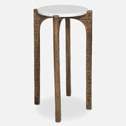 Uttermost 24933 Vivi Marble Drink Table