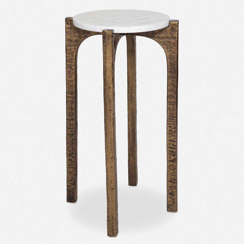 Uttermost 24933 Vivi Marble Drink Table