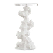 Uttermost 24253 Remnant White Stone Drink Table