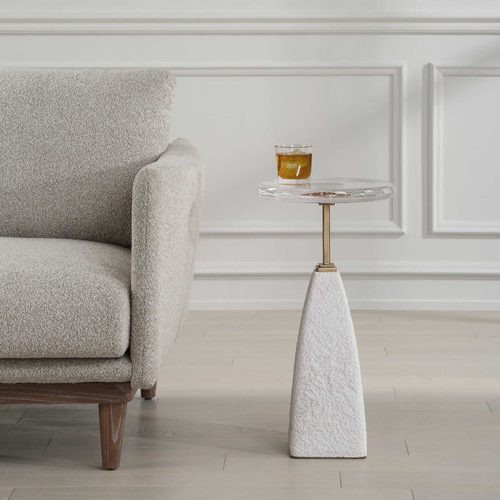 Uttermost 24912 Sora Glass Drink Table