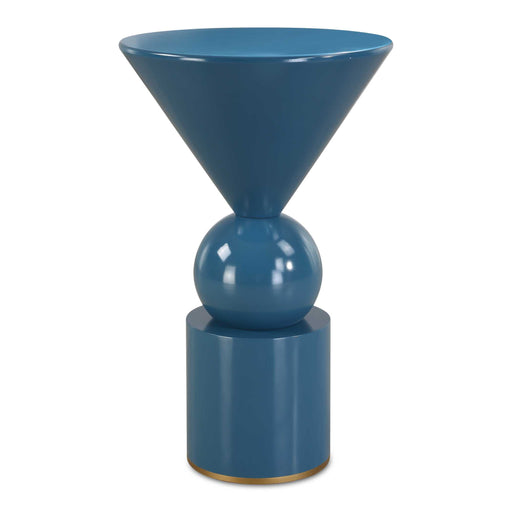 Uttermost 22944 Trig Blue Accent Table